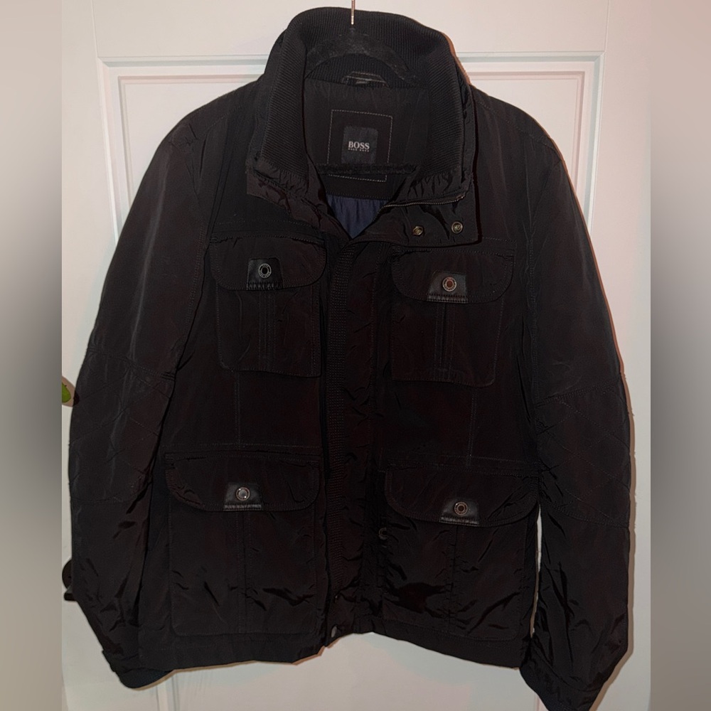 Hugo Boss Charcoal Cosey Jacket